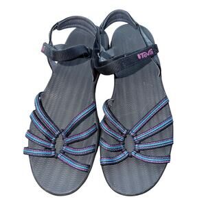 Teva womens sandals ankle strap blue size 6.5 kayenta canoe hiking camping beach